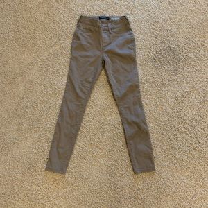 aeropostale khaki high waisted jeggings!